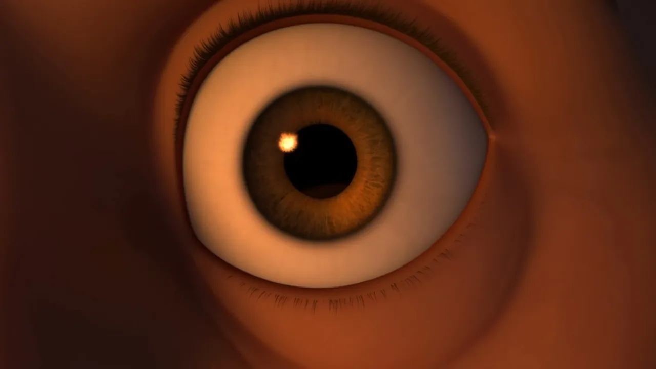 And an eye opens. Wide awake. Fixed on the crown