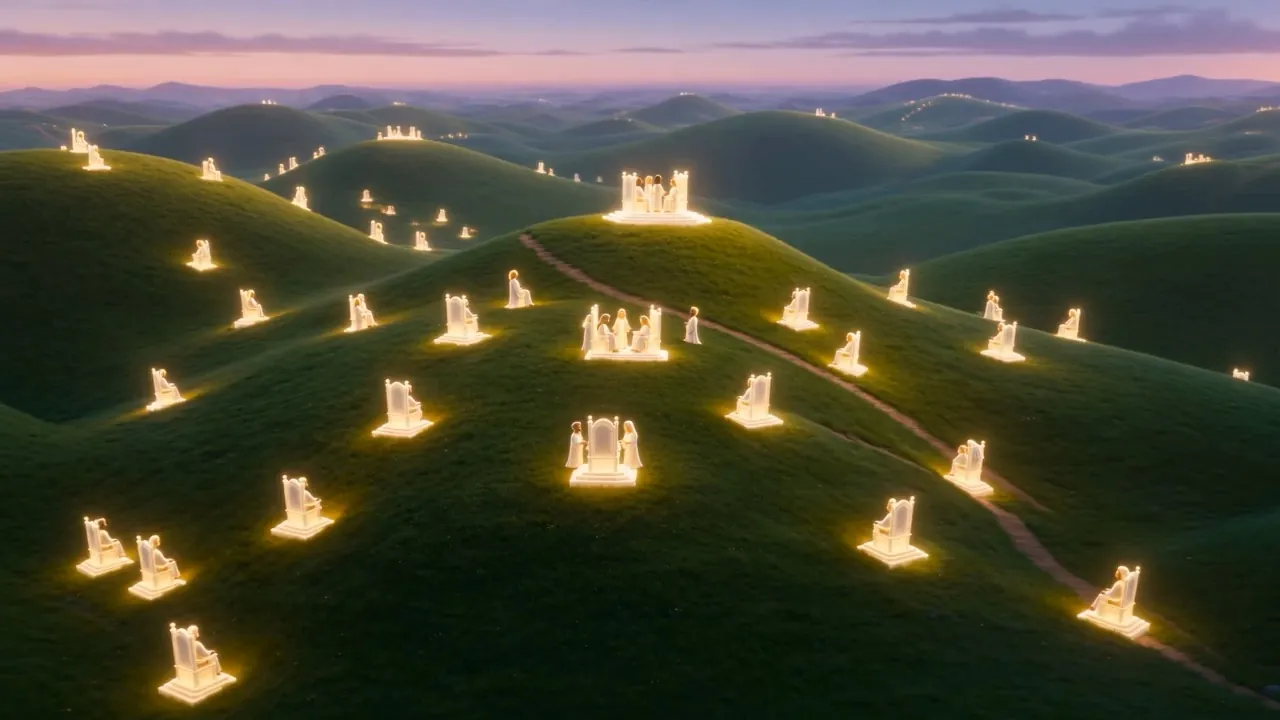And up on the green highlands, this is what a thousand years look like