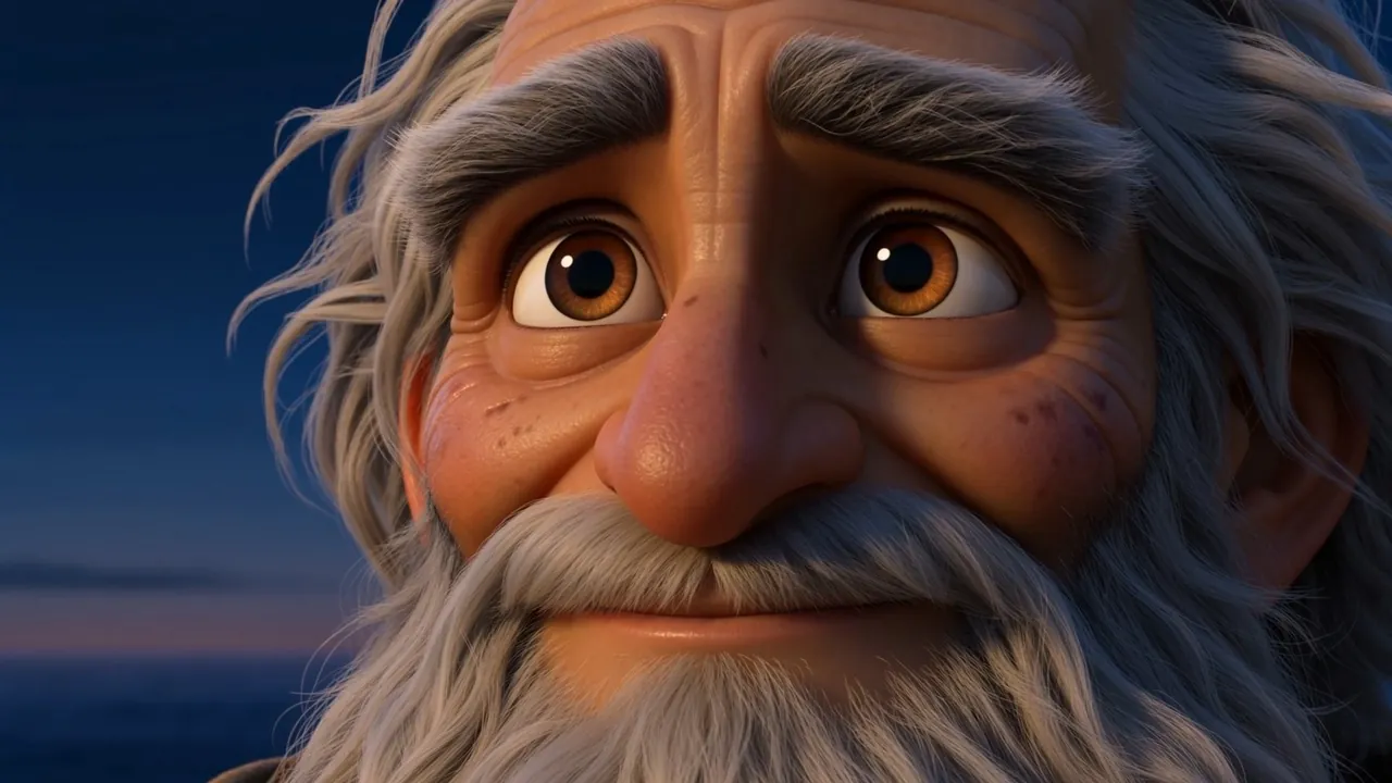 And a face at perfect peace: no waiting in it. Only welcome