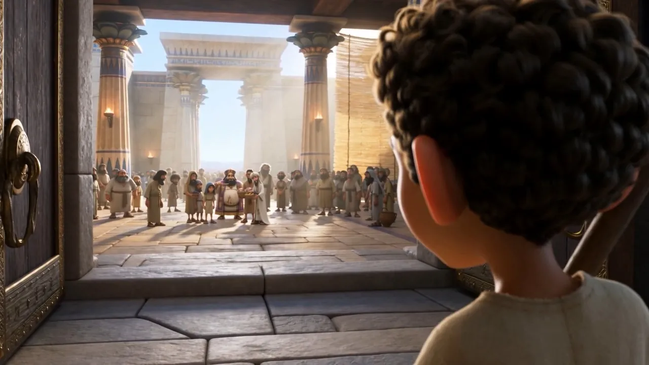 The boy grows up watching it all