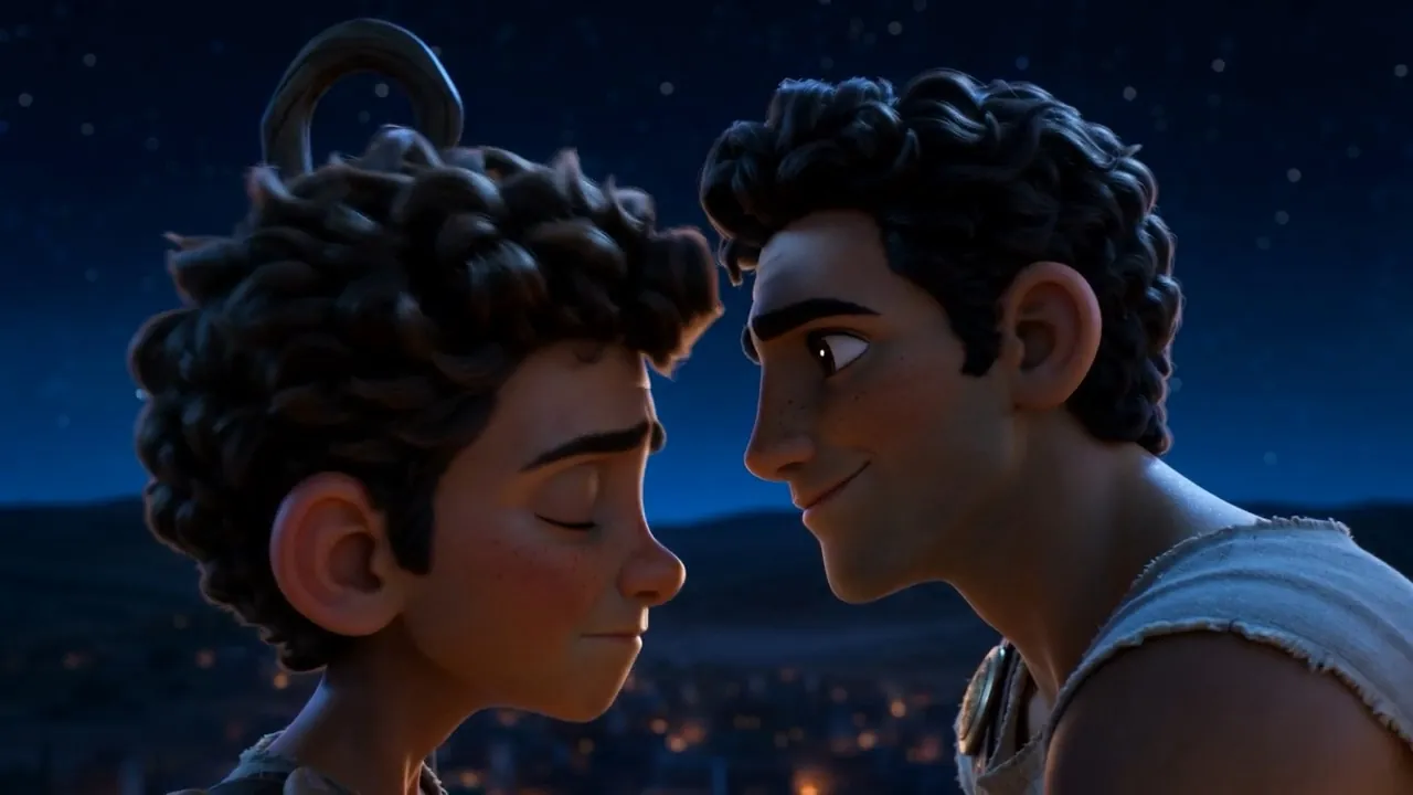 Two people telling each other the truth in the dark
