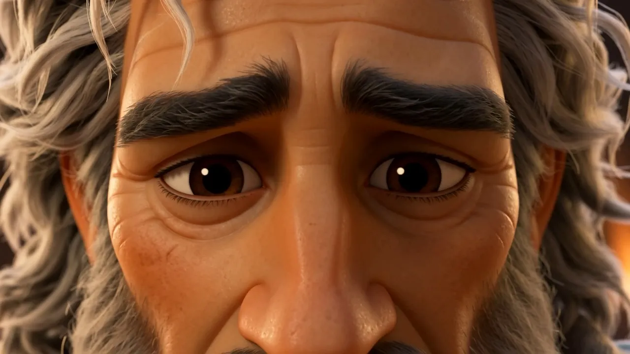 And the man who never once ran from Saul gives the order to run